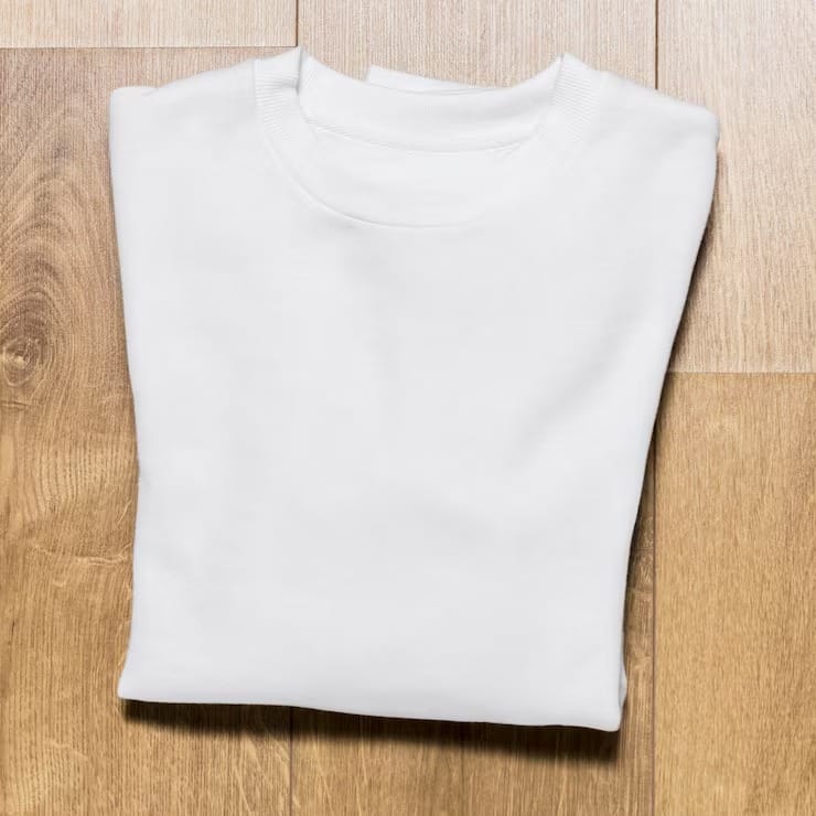 Top view packed up white hoodie 23