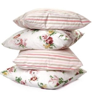 Pillows white background