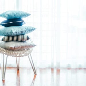 Pillow on sofa